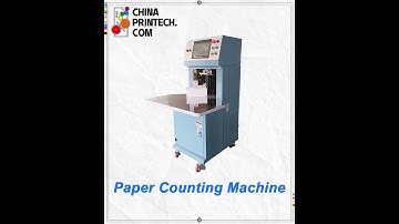 #chinaprintech Paper Counting Machine