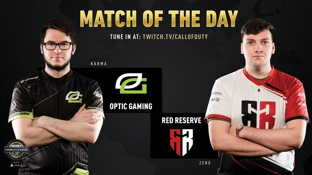 OpTic Gaming vs Red Reserve | CWL Pro League 2019 | Division A | Week 2 | Day 2