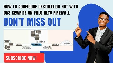 How to Configure Destination NAT with DNS Rewrite on Palo Alto Firewall