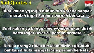 Sad Quotes Hero ketika mati Bahasa Indonesia || Kata sedih Hero mobile legend