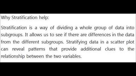 Types  of Pattern shown by scatter plots