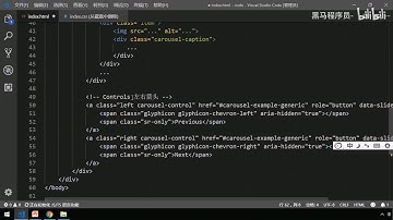 黑马Pink前端Javascript 进阶教程：P162   18 bootstrap轮播图