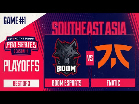 BOOM vs Fnatic Game 1 - BTS Pro Series 14 SEA: Playoffs w/ BluScale & Otomo