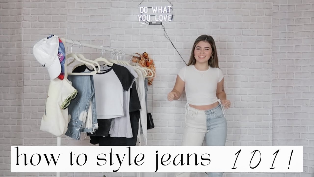 jean outfits 101 - how to style different denim washes - neutral ...