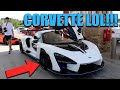 MILLION DOLLAR HYPERCAR TROLLS MUSCLE CAR OWNERS AT CARS AND COFFEE!!!