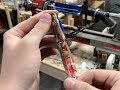 Making A Rollerball Pen from Alumilite Cut Offs