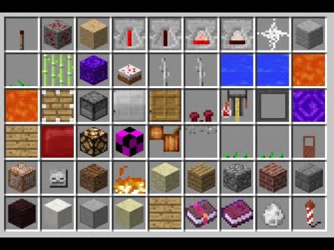 Minecraft Java - All HIDDEN ITEMS (1.6, 13w38b, 1.12, 1.14)