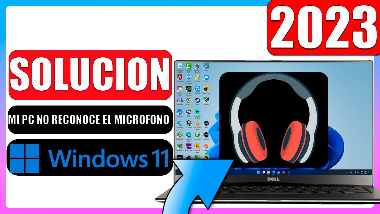 COMO configura MICROFONO y CASCOS en PC en 2023 (Actualizado