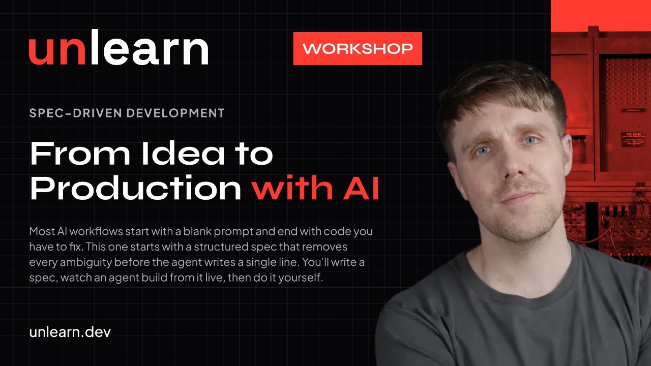 Spec-Driven Development - From Idea to Production with AI - Workshop ...