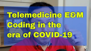 Telemedicine E&M Coding During COVID-19 Public Health Emergency Webinar | Mark Painter | John Lin