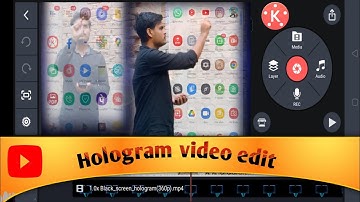 How to Make Hologram Video in Kinemaster | Hologram video editing in KineMaster#hologram