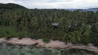 Drone (Aerial) video of Blue Lagoon Resort in Weno (Moen) found within Chuuk lagoon, Chuuk State