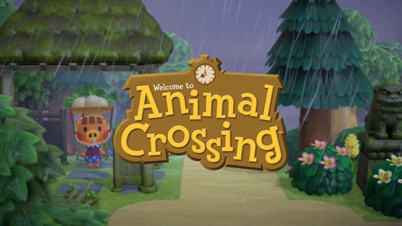 Animal Crossing: City Folk w/ New Leaf (Music to study/work/relax to + Rain sounds)