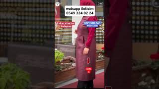 1220 Kodlu Kapitone Kap Hi̇lalaymoda Tesettür Gi̇yi̇m