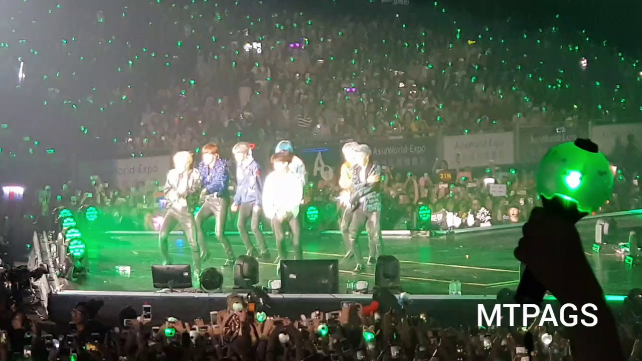 BTS Boys with fun + Attack on Bangtan + Fire + Baepsae + Dope LY Hk 032019