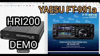 YAESU FT-991 , HRI200 Demonstration