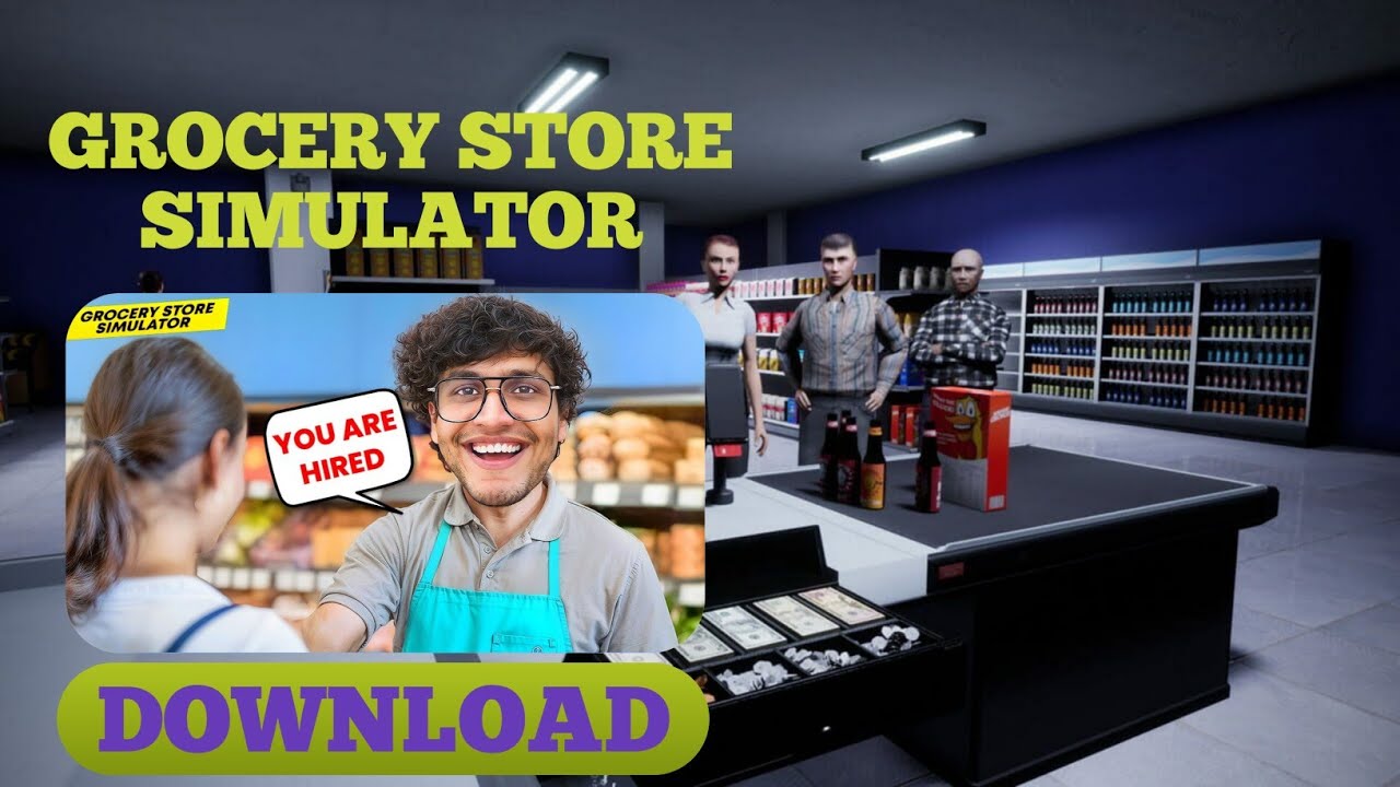 HOW TO DOWNLOAD GROCERY STORE SIMULATOR IN MOBILE