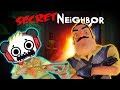 ESCAPE SCARY SECRET NEIGHBOR! Let's Play Hello Neighbor with Combo Panda vs. Big Gil