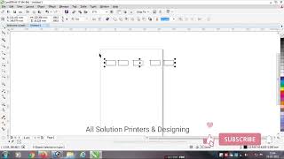 alignment shortcut key in corel x7 in hindi / learn corel draw and top alignment / equal alignment screenshot 5