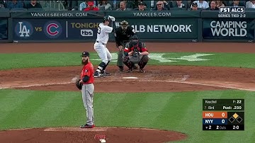 Greg Bird Go-Ahead RBI Single vs Astros | Yankees vs Astros Game 5 ALCS