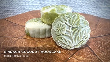 How to Make the VEGAN Snow Skin Mooncake with Spinach & Coconut Twist!