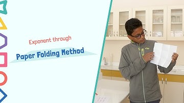 Paper folding method to discover the function of exponents | Imperial World School
