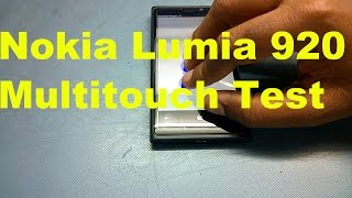 Nokia Lumia 920 Multitouch Test