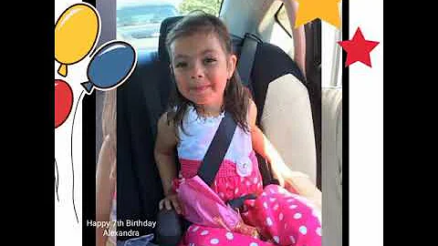 Happy 7th Birthday Alexandra