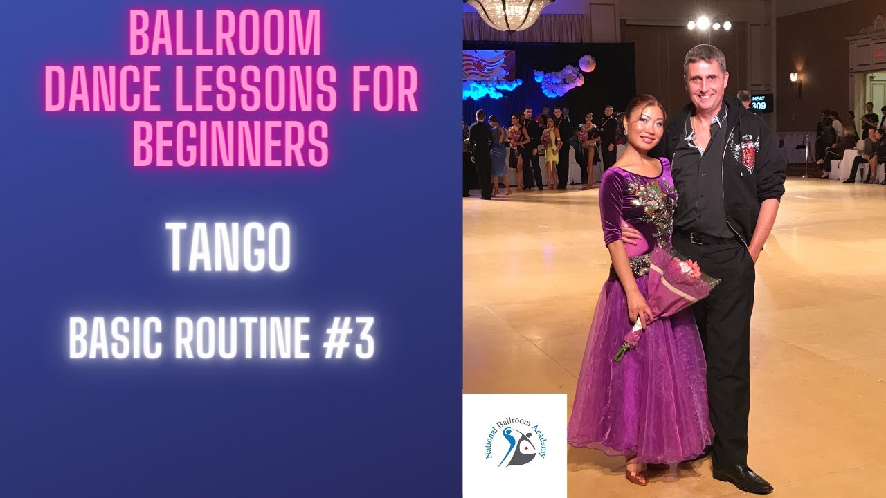 Dance Lessons for Beginner Tango - Basic Routine #3 - YouTube