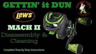 Gettin it Dun S2 Ep 2 - How to Disassemble and Clean a Lew s Mach II Baitcasting Reel