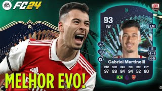 GABRIEL MARTINELLI 93 ✅ A MELHOR EVOLUÇÃO TOTS DA PREMIER LEAGUE! FC 24 ULTIMATE TEAM