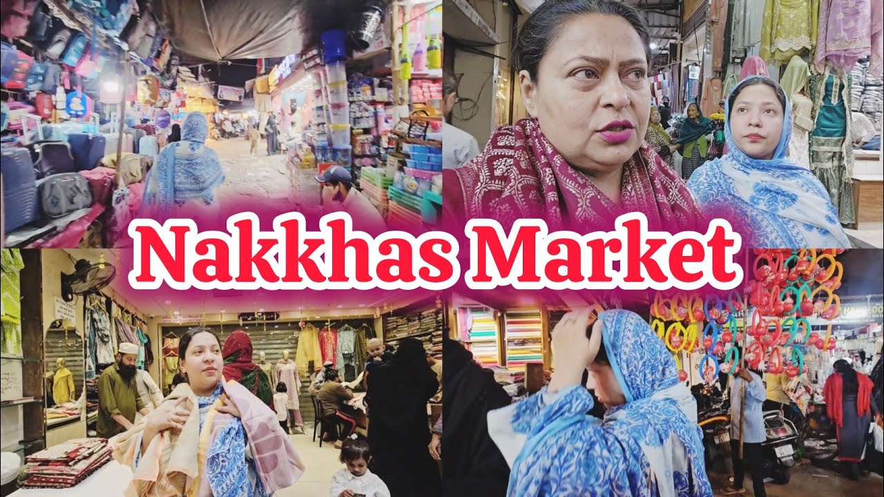 Lucknow ki Nakkhas Market | Eid Shopping |Vlog 🛍 ❤️
