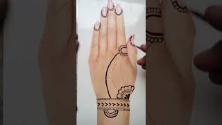 simple#mehndi #henna #simplemehndi #easymehndidesign #backhandmehndi #trending #viralvideo #viral #
