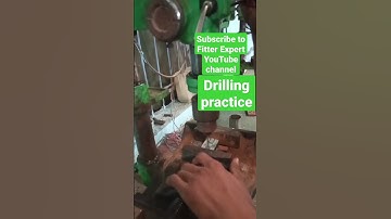 drilling practice in fitter workshop #shorts #viral short in 60 sec