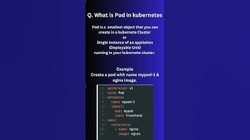Kubernetes Tutorial For Beginners: Kubernetes for Beginners: What Is a Pod? #shorts #kubernetes