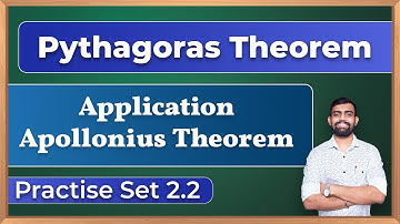 Pythagoras Theorem |Practise Set 2.2|Apollonius Theorem |Geometry| Maharashtra State Board|10th Std|