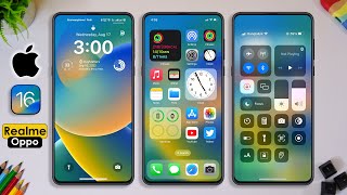 iOS 16 Theme with iOS Lock Screen for Realme and Oppo devices screenshot 4