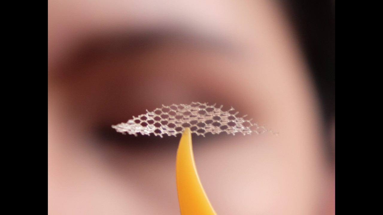 How to Use Jacquelle Premium Invisible Eyelid - Pink Lace