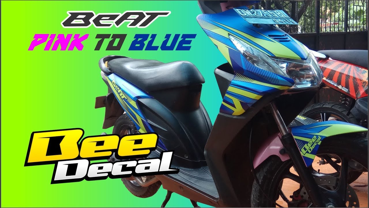 Stiker Modifikasi Honda Beat Beedecal Youtube