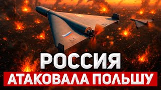 Дроновая атака на Польшу: Российские дроны нанесли удар по городам Польши