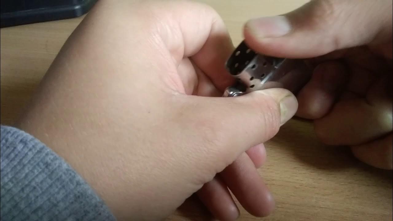 Как поменять кремень в газовой зажигалке