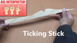 Tick Sticking, a Carpentry HACK Few People Know [ASL VERSION]