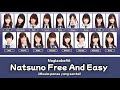 Color Coded Nogizaka46 乃木坂46 Natsu No Free Easy Lyrics KAN ROM IDN Color Coded Nogizaka46 乃木坂46 Natsu No Free Easy Lyrics KAN ROM IDN