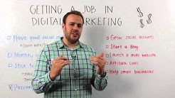 How To Get a Job In Digital Marketing | Marker Monday 