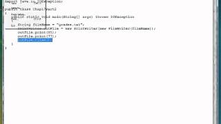 Writing data to a file-02 Java File Processing