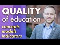 QUALITY OF EDUCATION: 7 MODELS | Concept, definitions, indicators, assurance of education quality