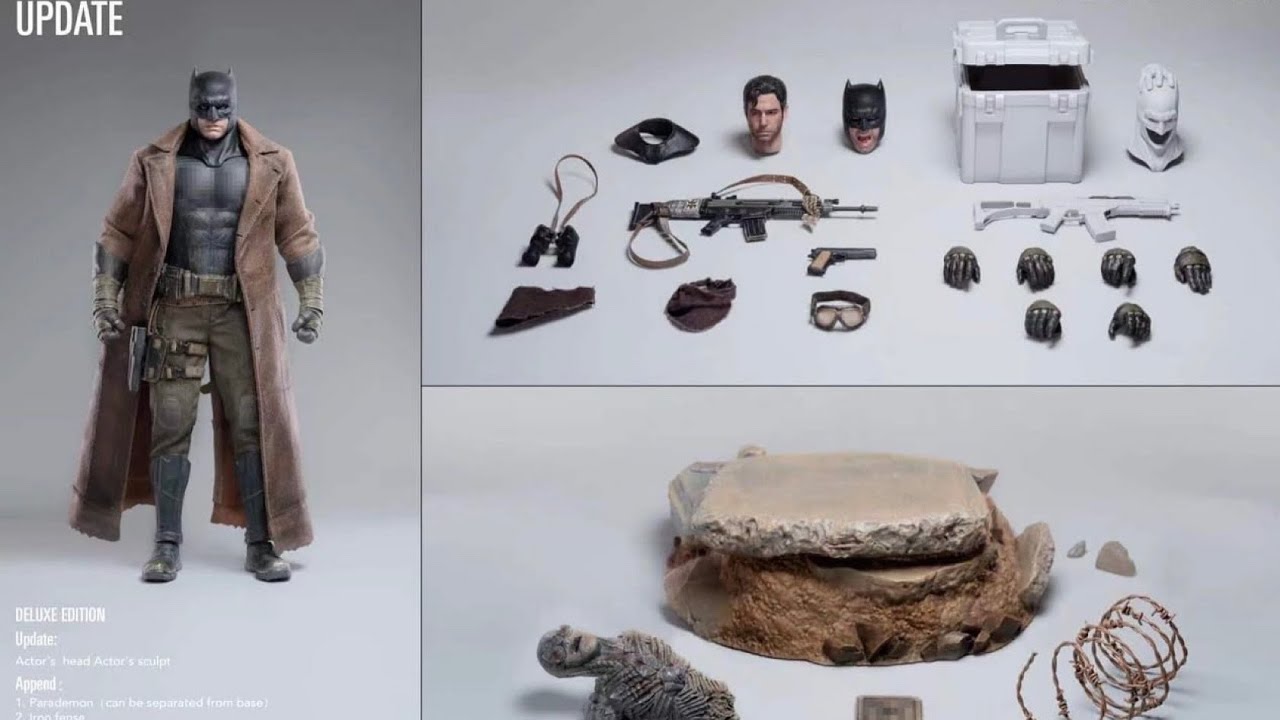 MUFF KRYPTONITE SEEKER ネイトメア　バットマン　DXセット New Batman kryptonite seeker action figure updates from muff toys