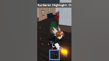I beat a exploiter in MM2 aim trainer #shorts