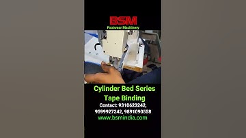 Tape Binding Machine | Tape Binding Sewing Machine | Sole Stitching with Tape Binding #Short #Shorts
