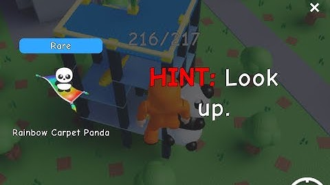 (NEW) How to get Rainbow Carpet Panda